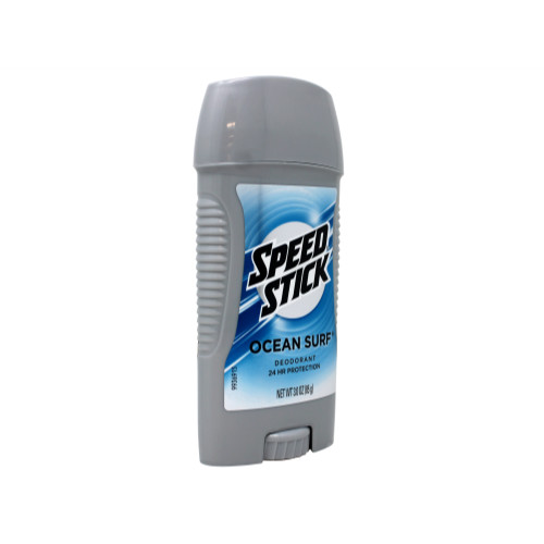 4 Pack Speed Stick Deodorant Clear Solid Ocean Surf 3Oz Each