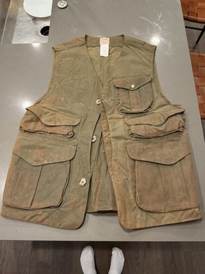 Waxed Filson Hunting Vests Filson Tin Cloth Insulated Work Vest