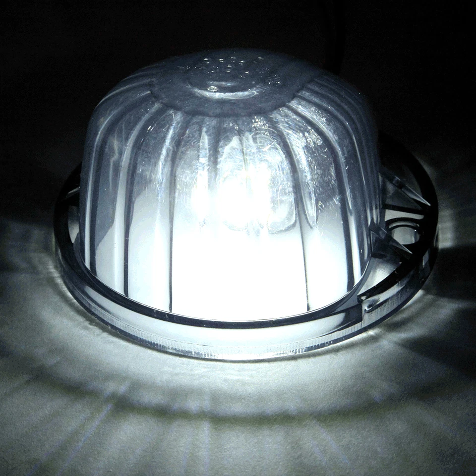 5x Luces LED blancas brillantes marcadoras de cabina de humo + interruptor de cableado para Chevy/GMC 73-87 Foto 2 de 4