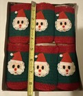 Vintage Dan-Dee Imports Santa Christmas Terrycloth Coaster Koozie Sleeve Set 6 — photo 8