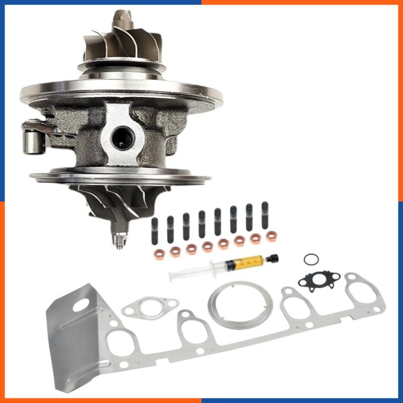 CHRA Cartouche Anti-Fuite d'Huile Turbo pour VW Passat 03G253014MV à Fixation Standard