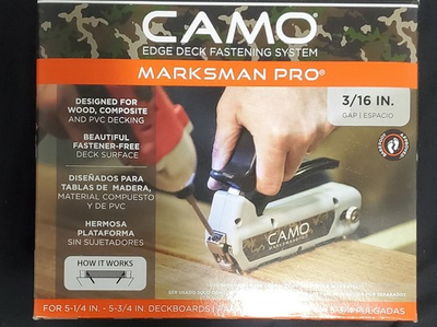 #ad CAMO Marksman Pro 3 16quot; Spacing Deck Tool For Edge Screw Hidden Deck Fasteners $33.00