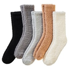 Womens Fuzzy Fluffy Slipper Socks Warm Winter Thermal Plush Sleep