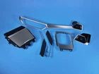 19-24 BMW G20 330I M340I DASHBOARD CENTER CONSOLE ALUMINUM TETRAGON TRIM SET