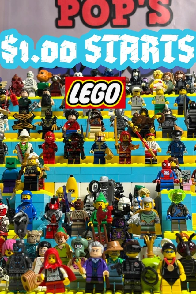 $1.00 Starts on all LEGO® So Many Great Mini-Figures FOR YOU!