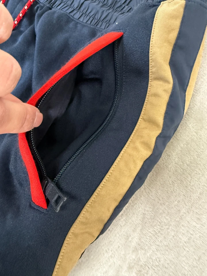 Pantalones de salón Nautica Heritage azules con botones bolsillo con mosca cintura elástica para hombre 3XL Foto 4 de 4