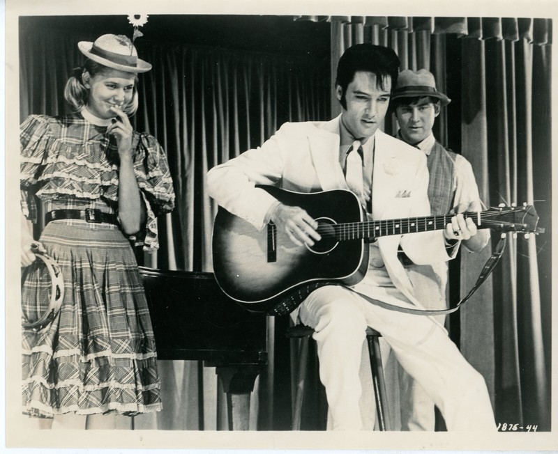 Elvis Presley in The Trouble With Girls 8x10 black & white glossy photo