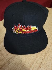 World Industries Skateboard Snapback Hat Flameboy Willy Black 90  s Rare