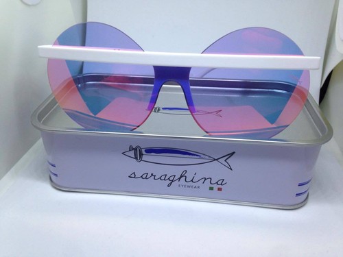 SARAGHINA PRINCE 2 BUBBLES occhiali da sole rotondi sunglasses made in  Italy | eBay