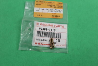 NOS OEM KAWASAKI EX250 EX500 ZX600 ZX750 ZX900 ZX1100 SCREW 92009