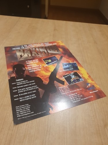 Maximum Force Arcade Flyer Atari - Picture 4 of 7