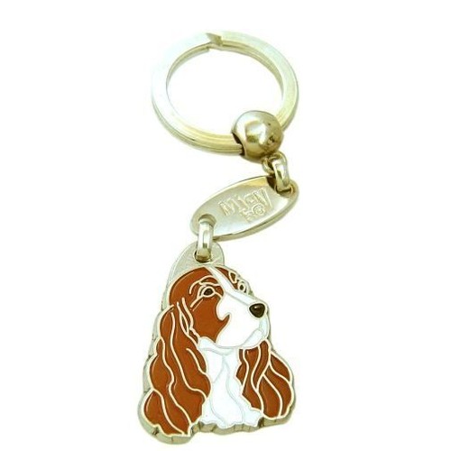 Etiqueta de identificación de perro cocker spaniel inglés, personalizada, grabada, hecha a mano, encanto - Imagen 6 de 12