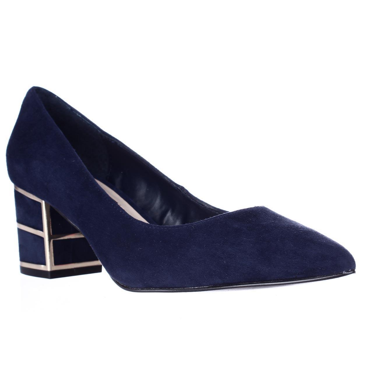 Steve Madden Buena bout pointu et talon bottier Chaton Pumps, Marine, 8 UK Steve Madden Buena bout pointu et talon bottier Chaton Pumps, Marine, 8 UK