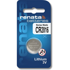 RENATA CR2016 Battery 3V 2016 DL2016 Lithium Cell Swiss Made *EXPIRY 06/2031*