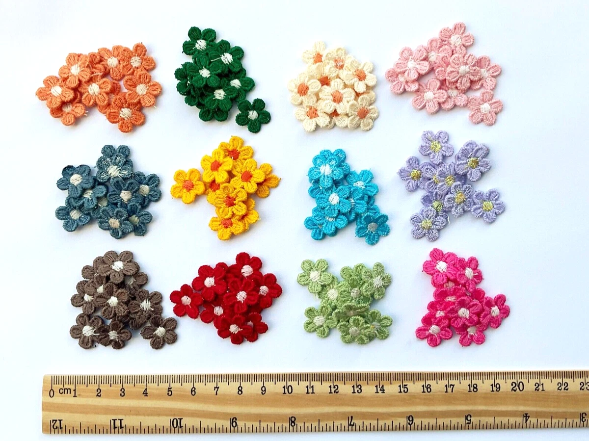 Coppia Di Toppe Ricamate A Ferro – Rose Arancioni, 4,5x7 Cm, Applicazione Stiro O Cucito