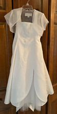Isobella  Chloe White Flower Girl dress for wedding party Size 5 or 6