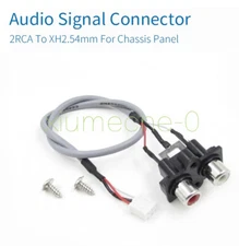 Audio Signal Cable 2 RCA TO XH2.54MM-3Pin Audio Input Socket 30CM Line Length
