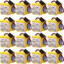16x BR-2/3AGCT4A 6V PLC Battery For FANUC A98L-0031-0025 CNC Mahine  Black Plug