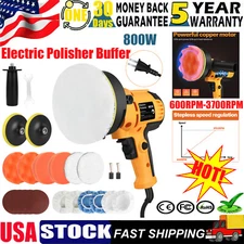 Car Buffer Polisher Waxer 3-Speed Rotary 5" Backing Plate Polishing Machine FAST