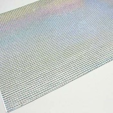 4mm Crystal AB Sheet of Resin Stones For Use On Large Surfaces