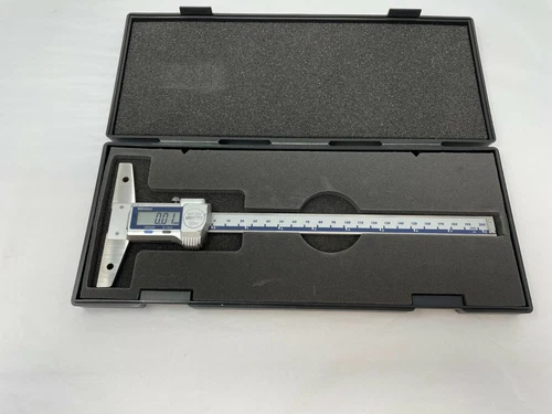 USED Mitutoyo 571-262-20 Depth Gage Digimatic, 8" Coolant Proof 