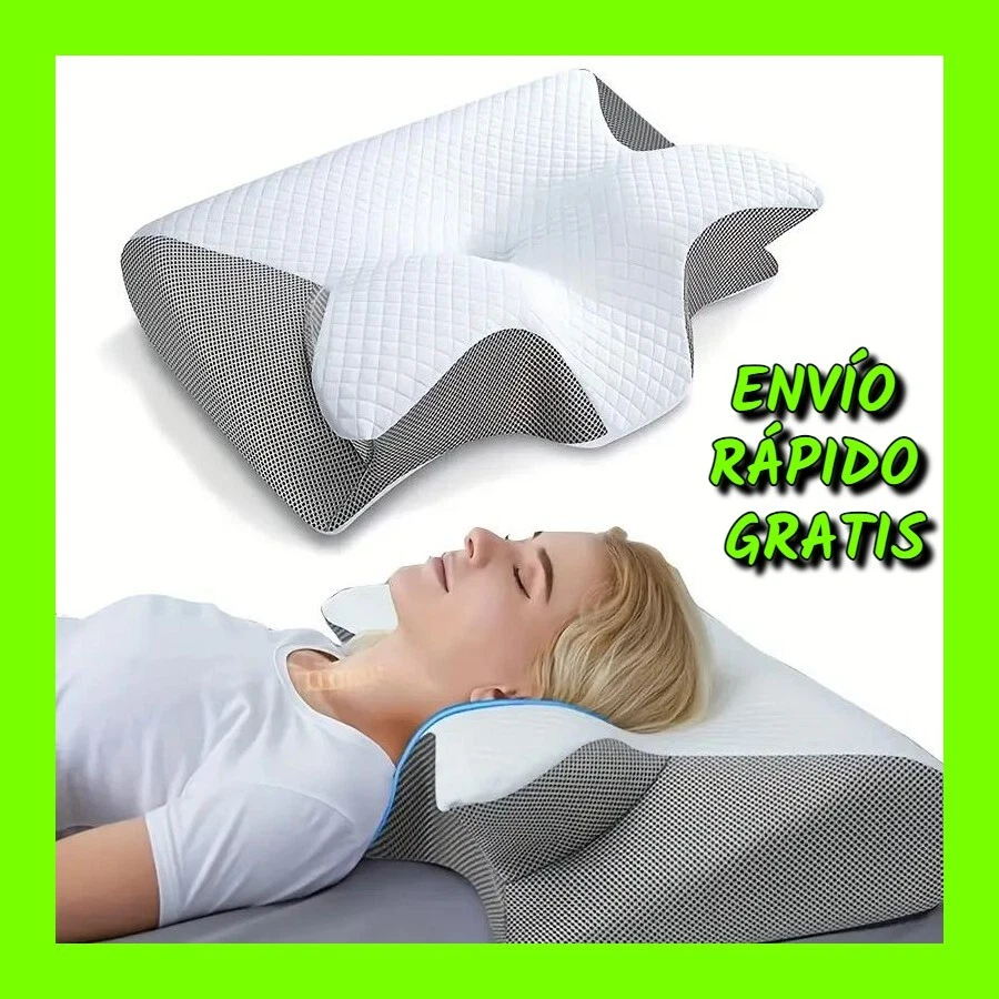 Almohada Ortopédica Cervical De Masaje Con Memoria De Rebote Lento Para  Dormir