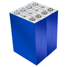 4 x 3.2V 100AH Lithium Iron Phosphate (LiFePO4) Cells UL 1642 listed