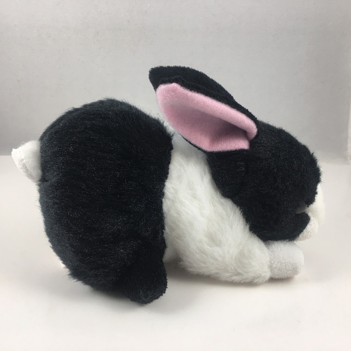 Ty Beanie Baby CHECKERS the Black & White Bunny Rabbit 6