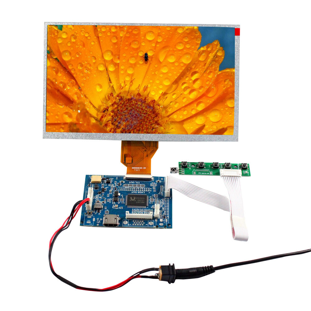 9 inch AT090TN10 AT090TN12 800X480 TFT LCD Screen and HD Control Board 50 pin