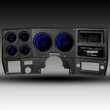 1973-1987 Chevy Truck Digital Dash BLUE LED Intellitronix DP6004B Made In USA!