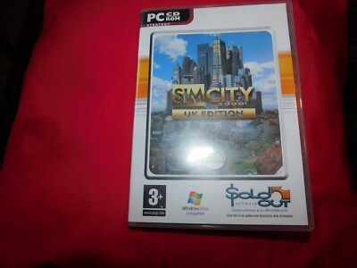 PC CD ROM SIM CITY 3000 UK EDITION