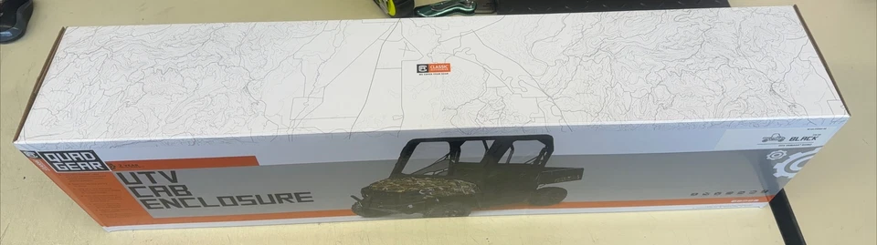 Accesorios Clásicos Quad Gear UTV Cabina Gabinete Negro Yamaha Rhino 450/660/700 Foto 4 de 4