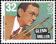 US Scott # 3098, 1996 Glenn Miller : Big Band Leaders, 32¢ Stamp, MNH
