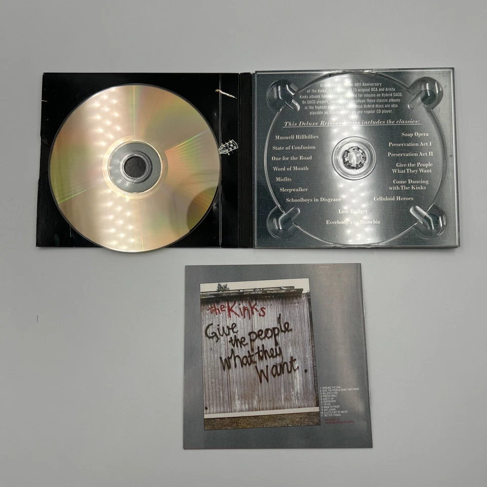 THE KINKS - Give the People What They Want [Digipak](SACD 2004 Velvel) RARE Foto 4 de 4