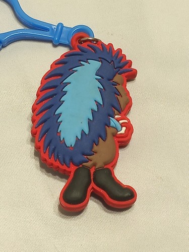 Hedge Hogz Sonic Hedgehog Keychain "Go Hog Wild" Backpack Clip - Picture 2 of 3