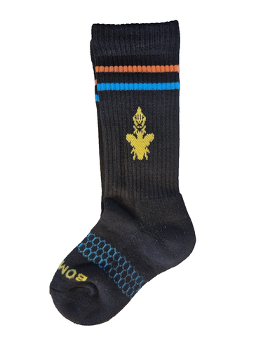Lot of 5 Pairs BOMBAS CREW SOCKS YOUTH SIZE XS Extra Small NEW Honeycomb Arch - Picture 5 of 6