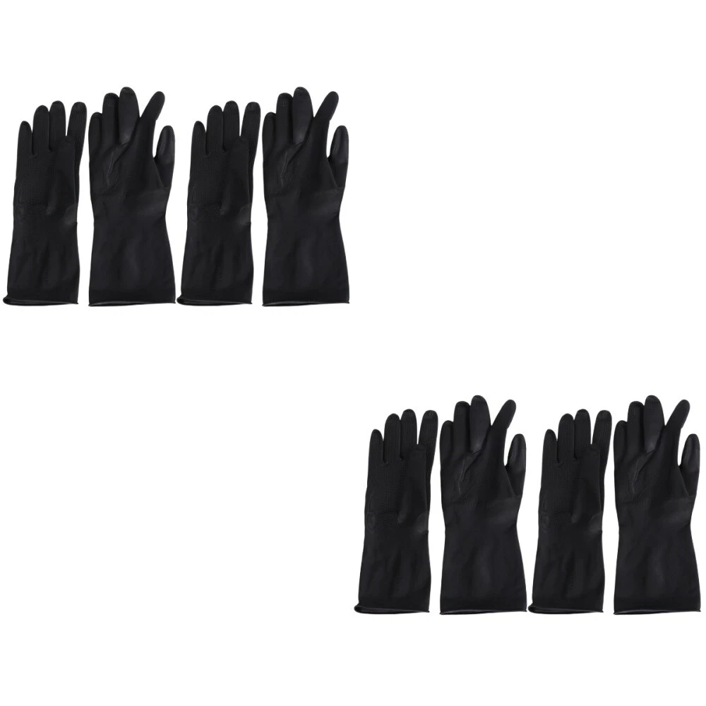 Black on sale dishwashing gloves