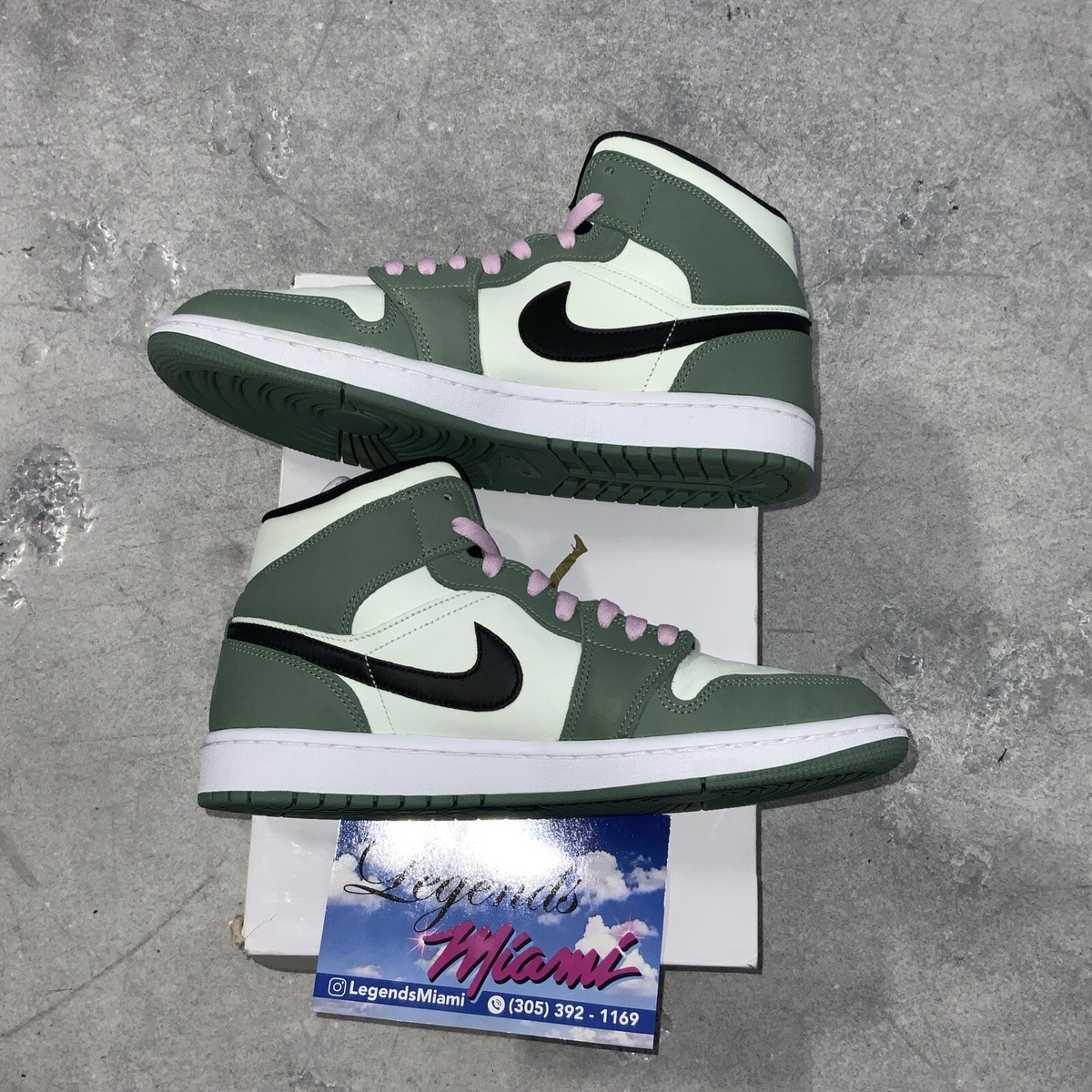 Air Jordan 1 Mid Dutch Green Size 10.5 100% Authentic | eBay