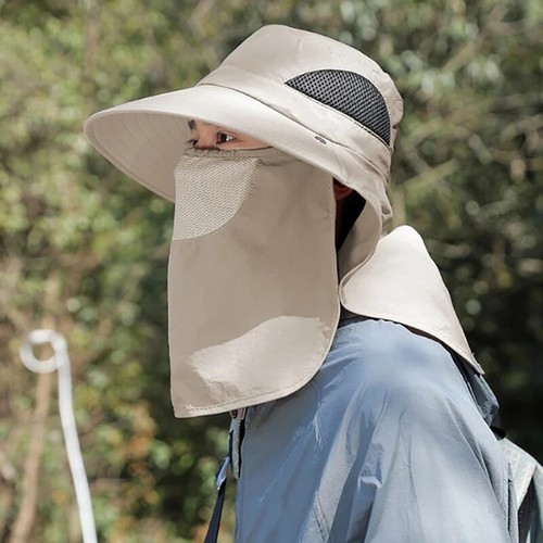 Sombrero Para El Sol Para Hombre Y Mujer Protection Solar UV UPF 50+ Ala Ancha - Picture 10 of 30