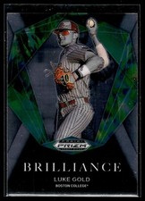 2022 Panini Prizm Draft Picks Brilliance #17 Luke Gold