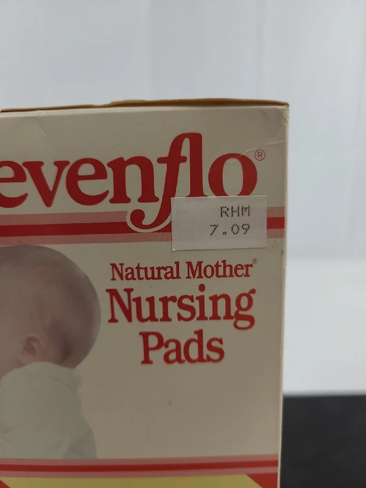 Almohadillas de lactancia Evenflo coleccionables vintage 1989 utilería de lactancia sellada 60 almohadillas Foto 2 de 4