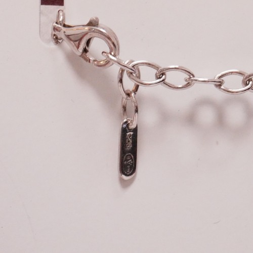 Baccarat Crystal glass Pendant necklace Silver 925 Clear deep pink w/ box Rare - 第 8/19 張圖片