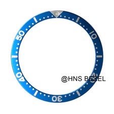 BEZEL INSERT FOR MEN SEIKO 7002,6309,7S26,SKX007K2 DIVER AUTOMATIC BLUE