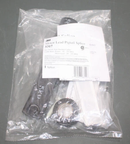 Conexión industrial 3M Negro y alambre de plomo