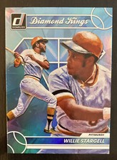 2023 Donruss Baseball Diamond Kings Base Holo Carolina Blue #12 Willie Stargell