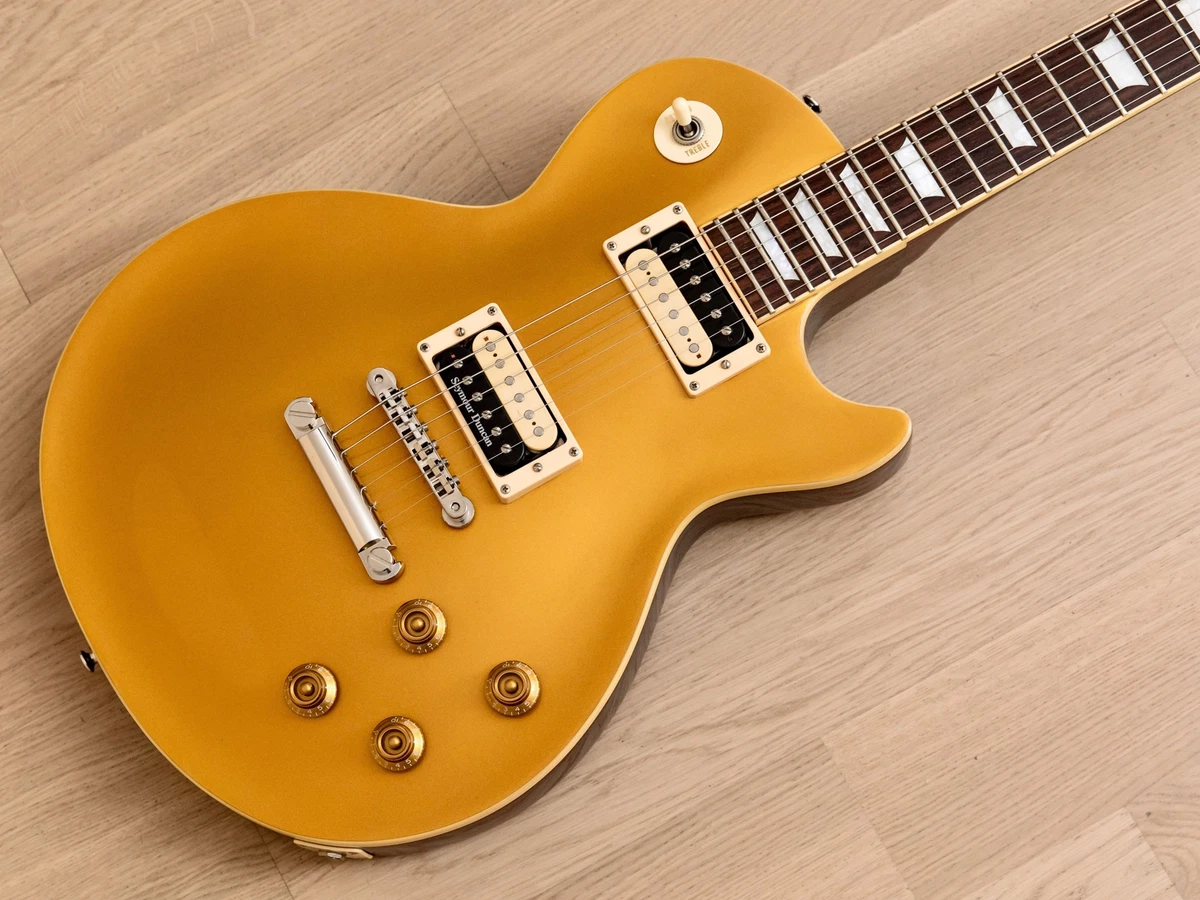 2000s Edwards by ESP Limited Model E-LP-85SD Goldtop Guitar w