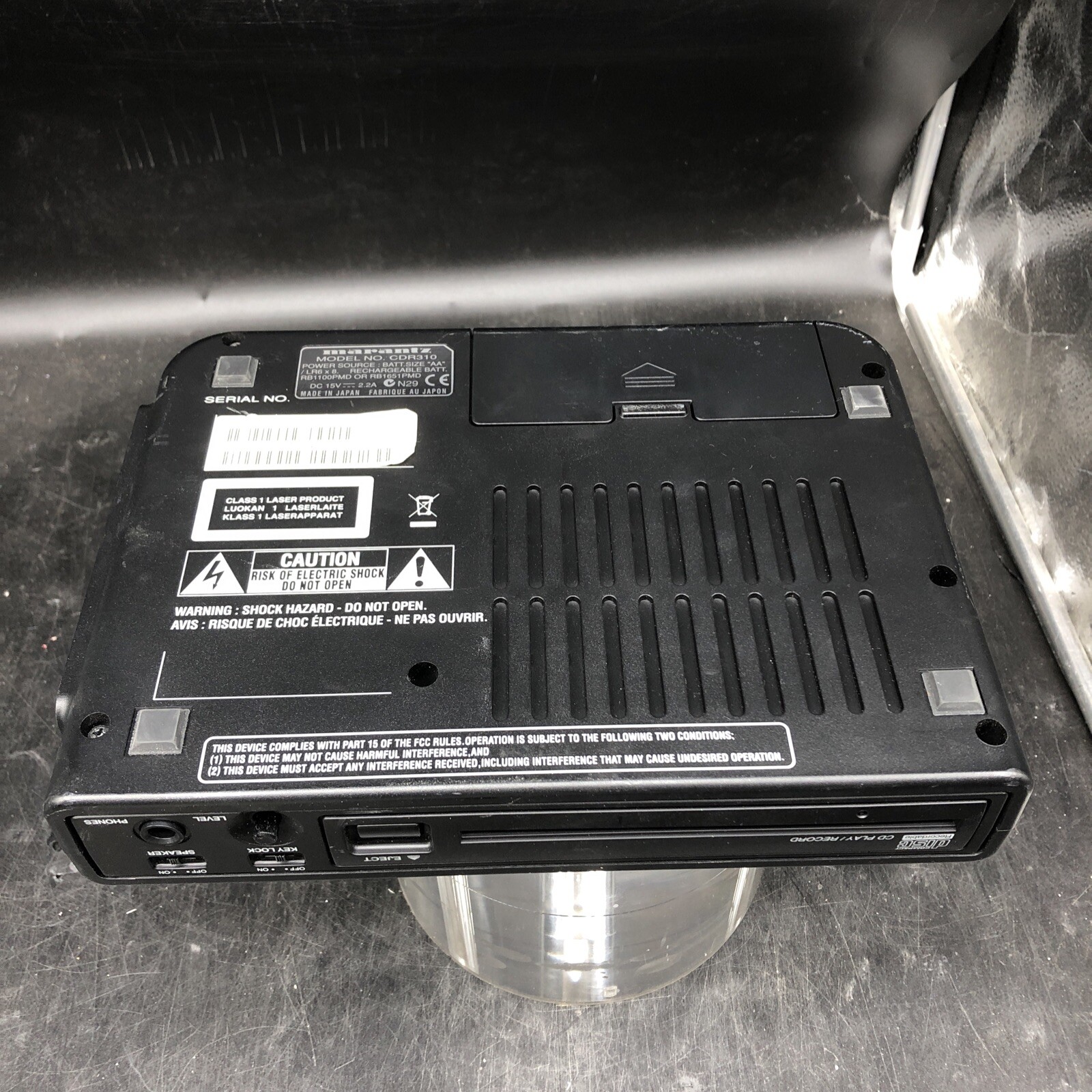 Marantz CDR-310 Professional MP3/CD Recorder I Powers On. No Power Supply - Picture 6 of 6