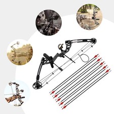 Compound Bow Arrows Kit Archery Set Adjustable  Portable Bow Hunting Kit