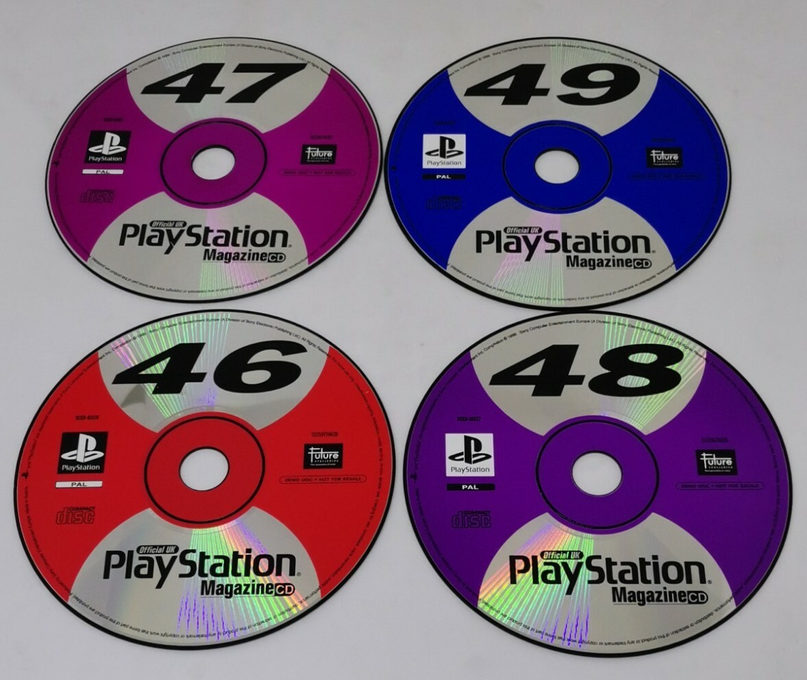 Image 1 - 4X Official PS1 Magazine Demo Discs 46 47 48 49 Playstation 1 Bundle 