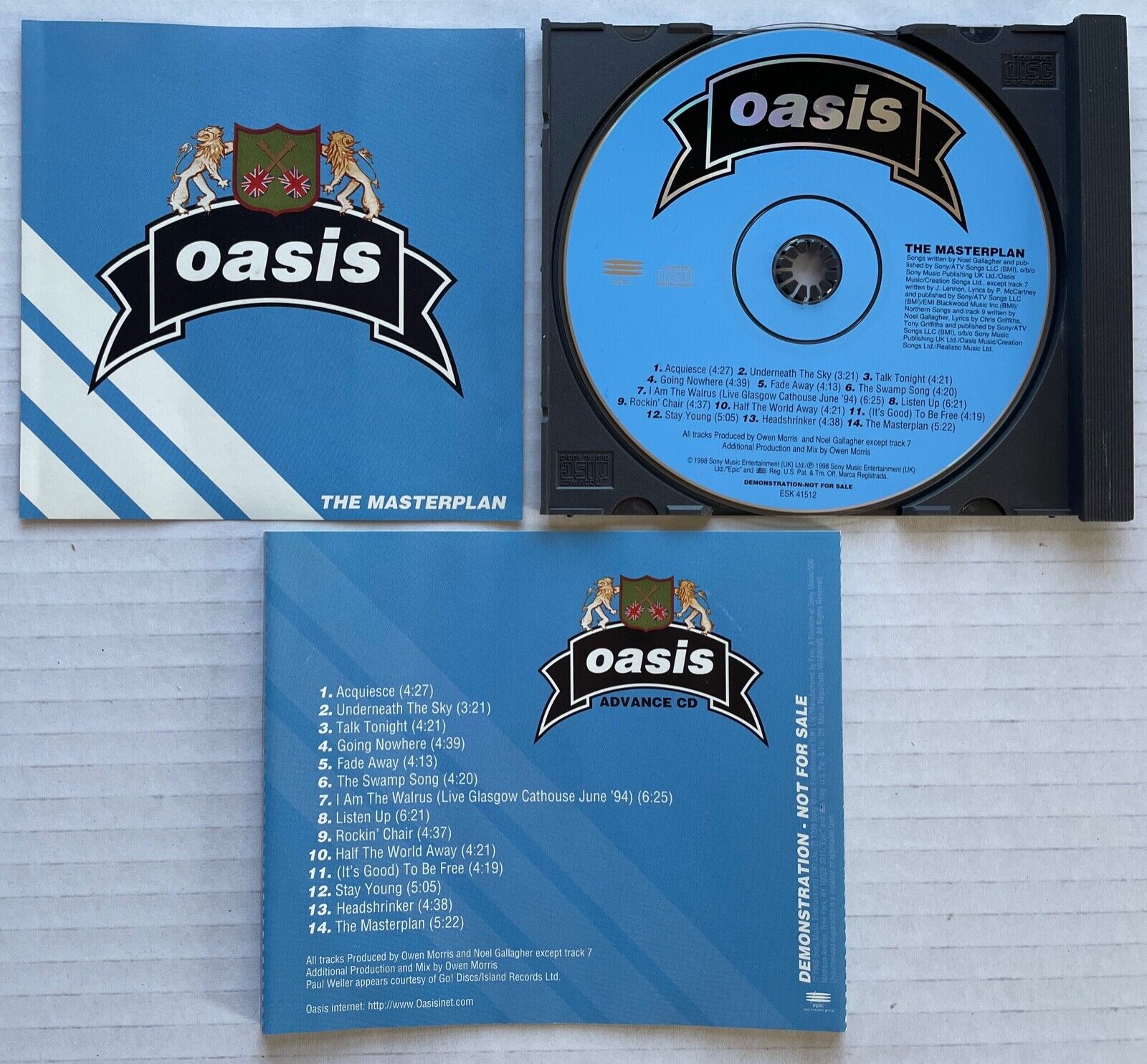 OASIS THE MASTERPLAN 10インチ BOX アナログ レコード-